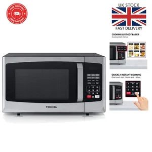 Effortless Cooking: 23L 800W Stainless Steel Microwave with Auto Defrost Option - Picture 1 of 8