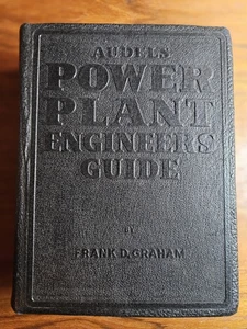 Vintage 1945 Audels Power Plant Engineers Guide Frank D. Graham Book - Imagen 1 de 14