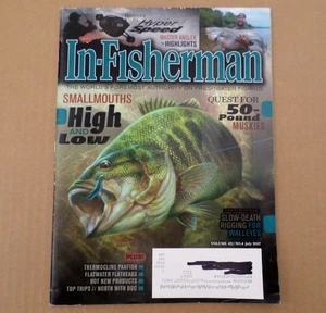 In-Fisherman Magazine July '17 Smallmouths, Muskies, Walleye, Panfish, Flatheads - Picture 1 of 6