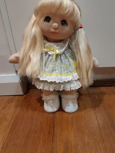 Mattel my child doll Blonde Ultra Long, Tulip Dress , Charcoal Make Up - Picture 1 of 2