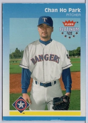Fleer Platinum Silver 2002 #43 Chan Ho Park #'d 199/202 Foto 1 de 2