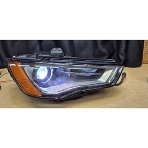 2015 2016 Audi A3 OEM Headlight LED Bi-Xenon HID Passenger Right Side Crack - Picture 1 of 10