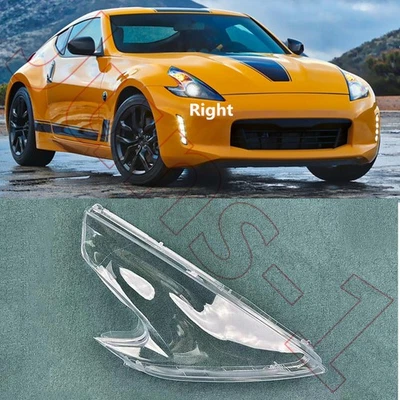Nueva cubierta de lente transparente para faro derecho + pegamento de sellado para Nissan 370Z cupé 2009-2020 Foto 1 de 4