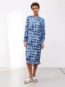 KINBlurred Check Midi Dress- UK 10 - Picture 1 of 6