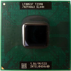 Intel Pentium Dual-Core T2390 1.86GHz Socket P Laptop Mobile CPU Processor SLA4H - Picture 1 of 1