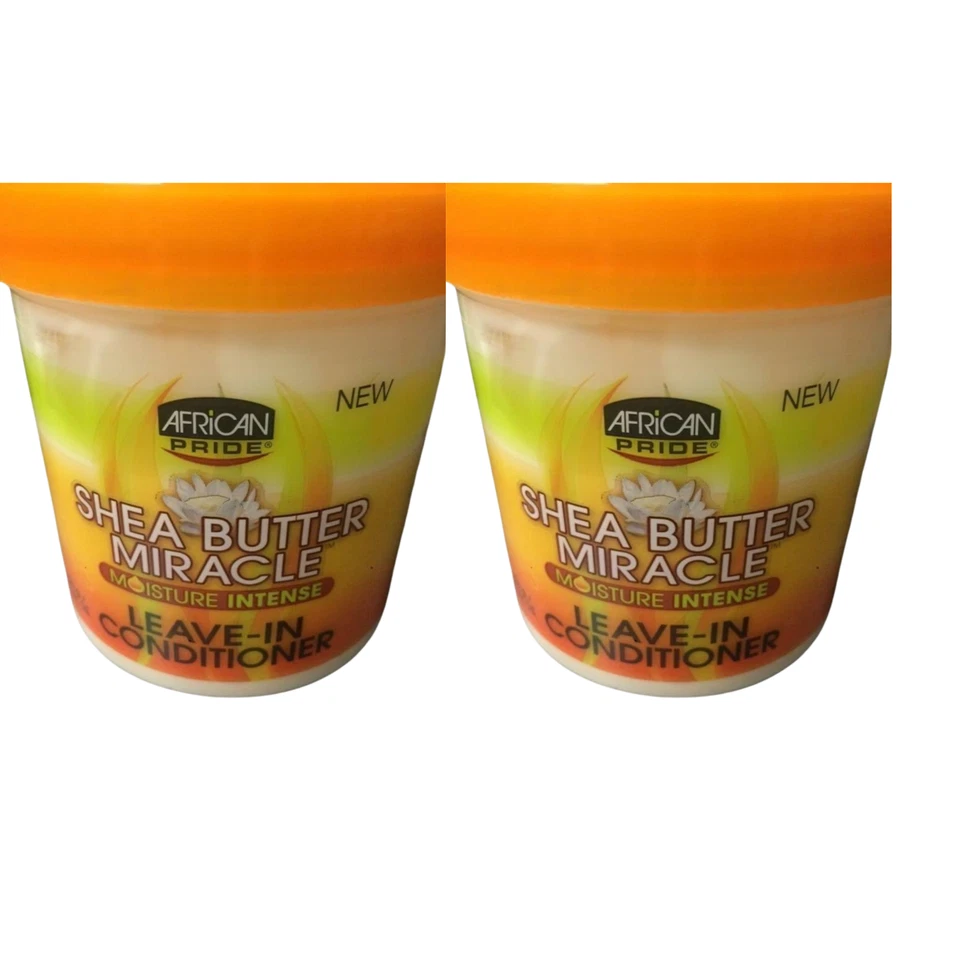 2 Pack African Pride Shea Butter Miracle Leave-In Conditioner 15oz 443ml - Image 1 of 1