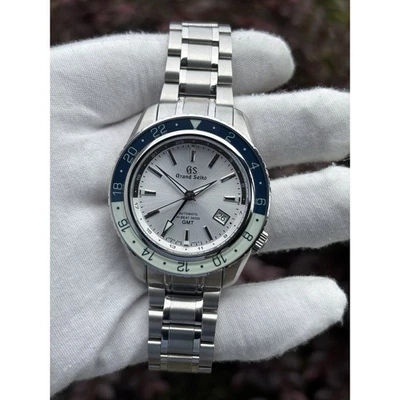 Seiko NH34 Mod Watch 44mm Sunburst White Dial 904L Steel Automatic GMT Saphire - Image 1 of 4