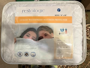 Restologie King 76"x80" Size Luxury Waterproof Mattress Protector-New - Picture 1 of 2