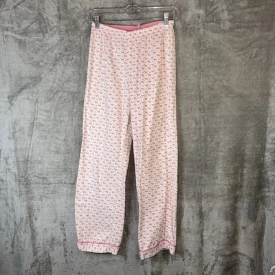 Vintage Victoria Secret Pink Dog Pajamas Pants Pull On Cotton Fleece Y2K '04 XS - Image 1 of 4
