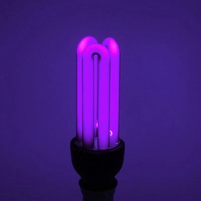 40W E27 110V/220V Blacklight Low Energy 365nm Light Bulb Screw Ultraviolet Lamp - Image 1 of 4