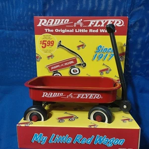 Radio Flyer El Pequeño Vagón Rojo Original Juguete Coleccionable - Imagen 1 de 7