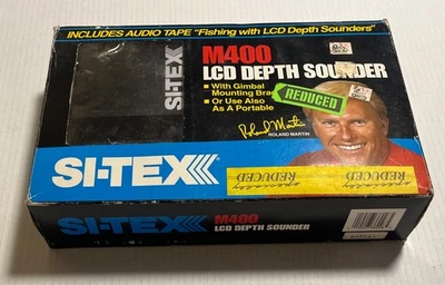 Si-Tex M400 LCD Depth Sounder Or Portable- New - Image 1 of 4