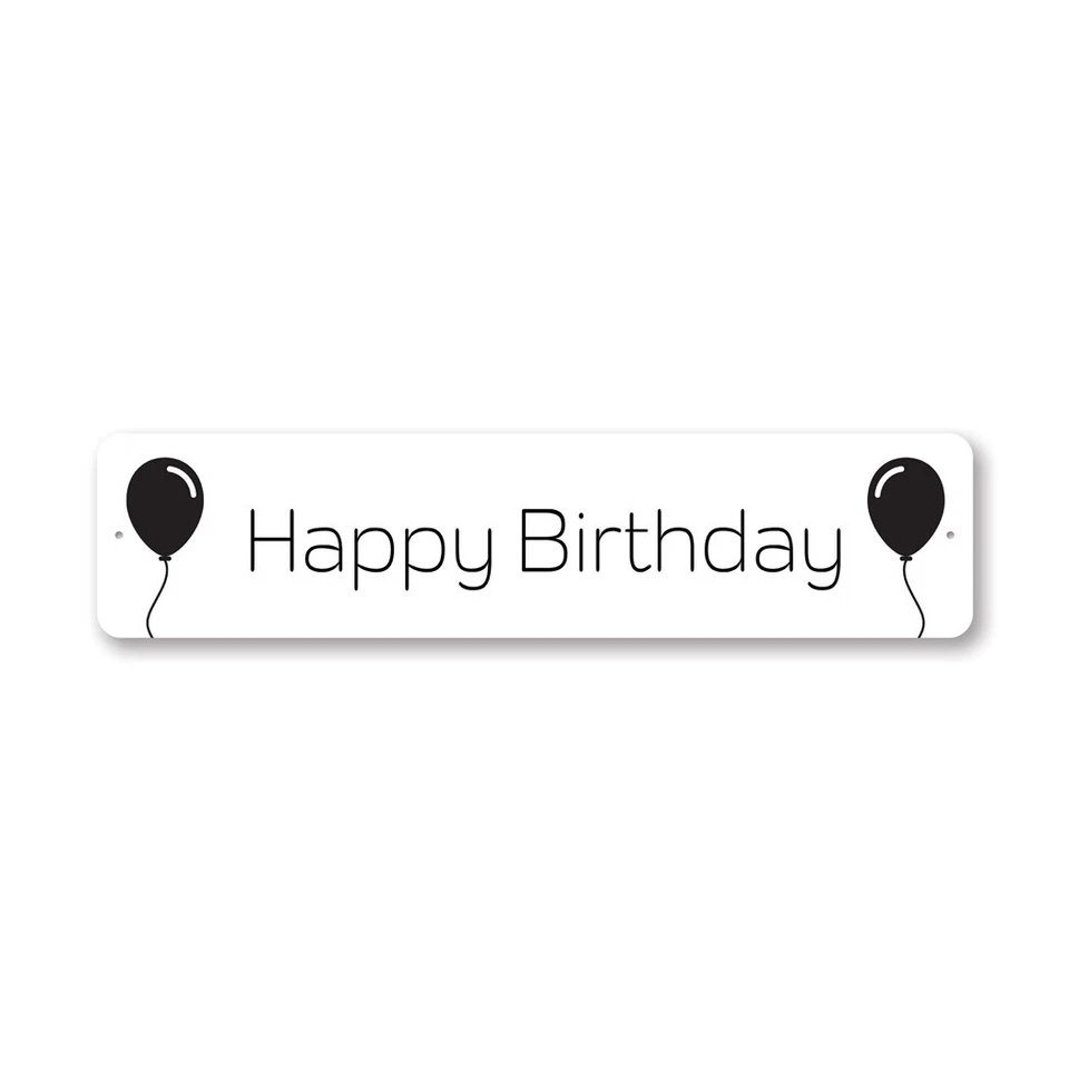 Металлический знак с днем рождения - Изображение 1 из 4