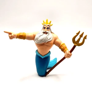 Re Tritone della Sirenetta Disney 4" personaggio da collezione - Foto 1 di 4