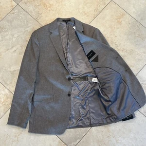 Banana Republic Tweed Blazer Wool Size 42L Tailored Fit Suit Jacket Brand New - Picture 1 of 11