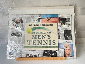 MENS TENNIS-COMPILATION OF HISTORIC NEWSPAPER PAGES-NY TIMES 2010 hard to find! - Picture 1 of 5