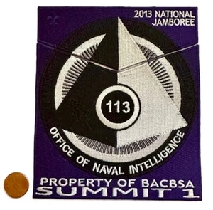 BOY SCOUT OA WIHINIPA HINSA 113 BSA BAY AREA TEXAS 2013 JAMBOREE 2-PATCH HALO - Picture 1 of 2