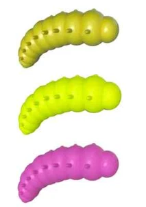 Cebos de larva de silicona de trucha Soft Lures originales FL Mokhnatka 1,8 pulgadas monocol - Imagen 1 de 51