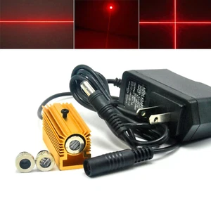 Red Dot Line Cross 650nm 30mW 50mW 100mW 200mW Laser Modul Adapter mit Kühlkörper - Bild 1 von 6