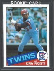 Kirby Puckett-Minnesota Twins-1985 Topps Baseball Rookie Card #536 - Foto 1 di 2