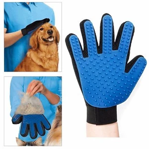 Dog Grooming Mitt Glove Brush Fur Hair Remover Deshedding Pet Hand Massage Cats - Picture 1 of 9