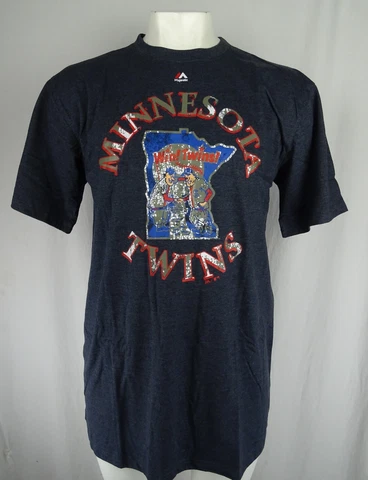 Minnesota Twins MLB Majestic Men's Big and Tall Graphic T-Shirt Cover