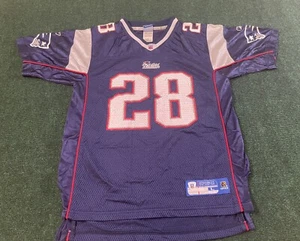 Reebok NFL New England Patriots #28 Corey Dillon Blue Youth Large Jersey - Picture 1 of 7