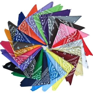 Bandanas Paisley Bandanas Bufanda Bandanas Unisex Cabeza Envolvente Diadema para Hombres Mujeres - Imagen 1 de 25