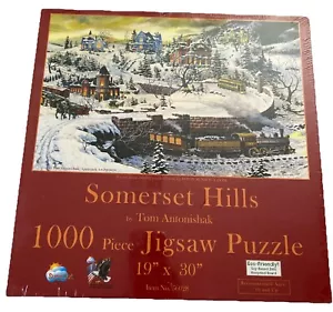 "Rompecabezas SUNS OUT 1000 PIEZAS 19x30"" Somerset Hills de Tom Antonishak - Nuevo y sellado" - Imagen 1 de 4