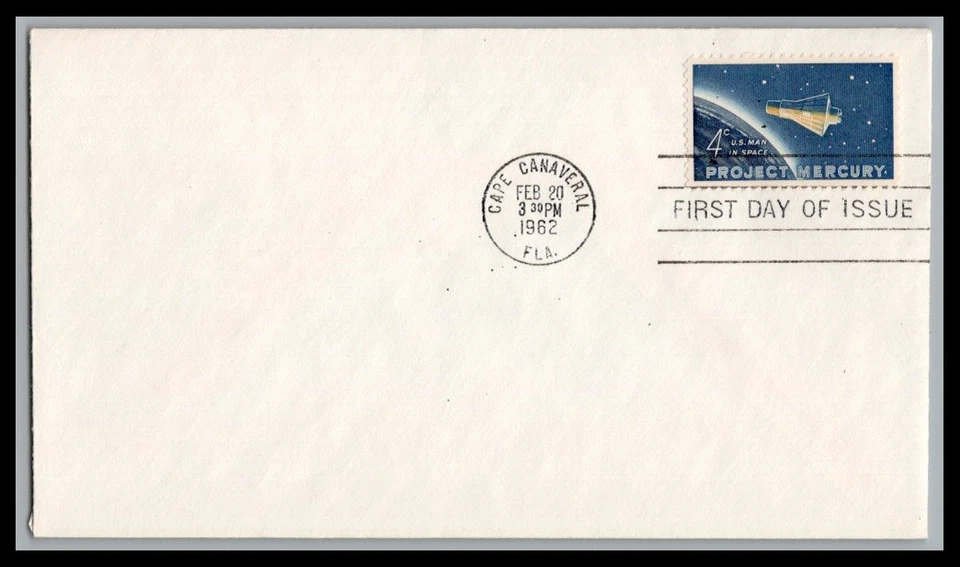 US FDC # 1193 4c Project Mercury none   1962, 9p2311 - Image 1 of 1