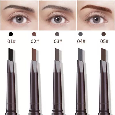 Natural Long-Lasting Makeup Eye Brow Pen Liner Pencil With Brush Cosmetic Tool - Image 1 of 4