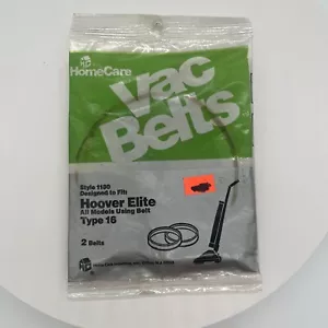 Paquete de 2 cinturones de vacío verticales Hoover Elite tipo 16 cuidado del hogar - Imagen 1 de 2