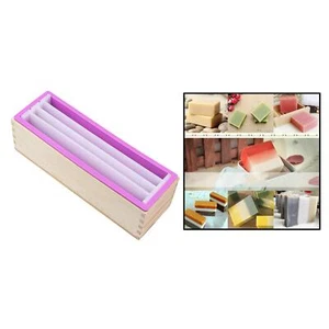 Silicone Wooden Box Soap Making Mould for Chocolate DIY Supplies Candle - Picture 1 of 7