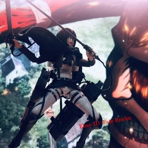 1/12 Custom Wired Cape Cloak For 6'' SHF Attack On Titan Mikasa(No Figure) - Picture 1 of 9