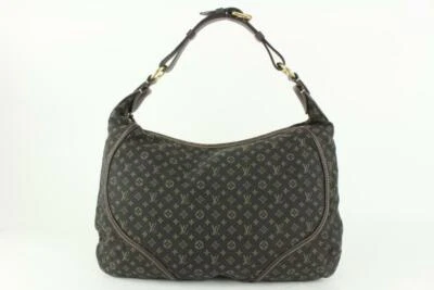 Louis Vuitton Brown Ebene Mini Lin Manon MM Artsy Hobo Galliera Bag 927lv55 - Image 1 of 4