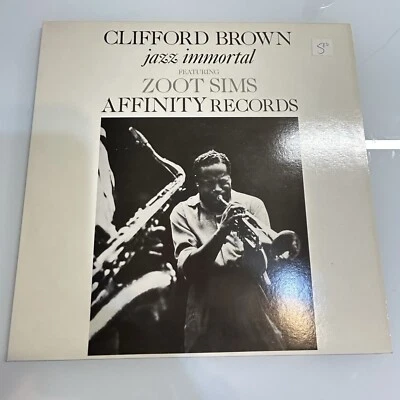 CLIFFORD BROWN Featuring ZOOT SIMS LP  ~ JAZZ IMMORTAL ~ Affinity BLUEBERRY HILL - Image 1 of 4