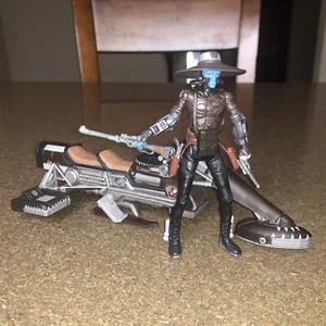 Bicicleta Speeder Pirata Star Wars Clone Wars con Cad Bane Suelta Completa - Imagen 1 de 3