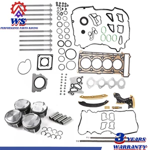 For 07-15 Benz C250 SLK250 1.8T Head Gasket Kit/Piston & Rings/Timing Chain M271 - Bild 1 von 24