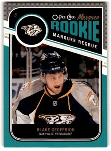 2011-12 O-Pee-Chee Blake Geoffrion Rookie #578 Nashville Predators