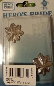 Hero's Pride 4427RN, Pair, Major Leaf, Regular 1", Silver - Picture 1 of 2