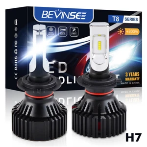 2x H7 LED Headlight Bulbs Conversion 16000LM Fit Audi TT 2006-2014 Bright White - Picture 1 of 10