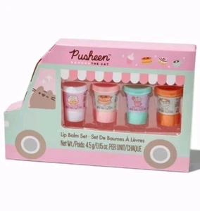 Pusheen The Cat 4 pack Lip Balm Set New in Box - Picture 1 of 1