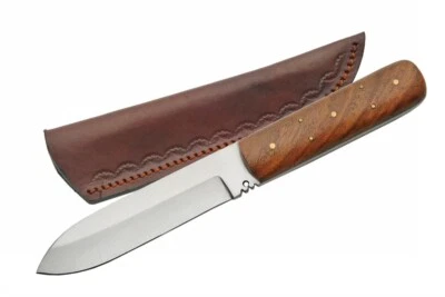 Bushcraft Heavy Duty Fixed Blade Kephart Utility Knife with Leather Sheath - NEW - Image 1 of 4