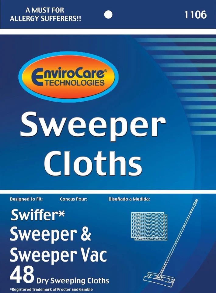 ENVIROCARE 48 Swiffer Sweeper Dry Sweeping Cloth Refills
