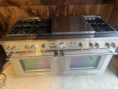 Thermador Pro Grand PRD606WEG Combustible Doble Profesional Independiente 60 Pulgadas Foto 1 de 4