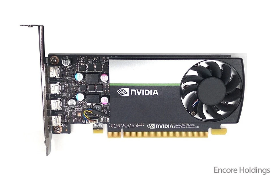 NVIDIA Quadro (Dell 4FKFP) T1000 Graphics Card - 4GB GDDR6 699-5G172-0500-510 - Image 1 of 1