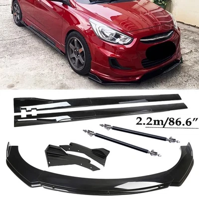 For Hyundai Accent GT Front Bumper Lip Body Kit Spoiler Side Skirt Rear Lip G - Изображение 1 из 4