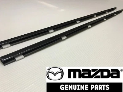 🚗 86-92 RX7 MAZDA GENUINO PUERTA DELANTERA VENTANA MOLDURA SELLADO MOLDURAS CLIMÁTICAS RX-7 Foto 1 de 4