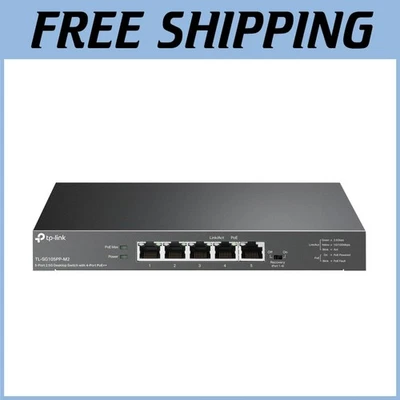 5-Port 2.5Gigabit Switch, 4 PoE++ Ports, 123W - Image 1 of 4