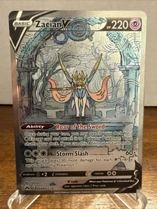 Zacian V GG48/GG70 Crown Zenith: Galarian Gallery Holo - Bild 1 von 2